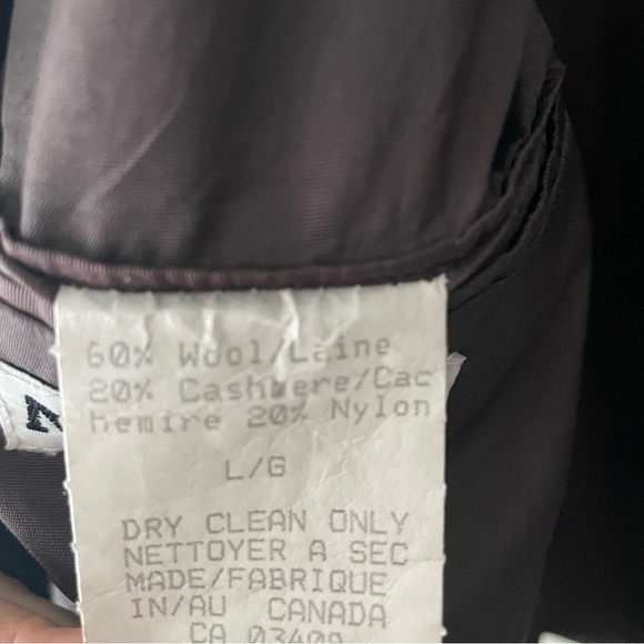 Vintage Wool Cashmere Sports Coat Suit Jacket Forest Green Acadamia Mens Large - Picture 8 of 8